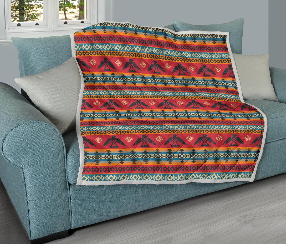 Eagles Native American Design Premium Quilt-JTAMIGO.COM