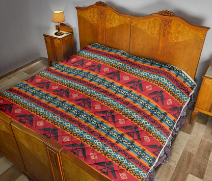 Eagles Native American Design Premium Quilt-JTAMIGO.COM