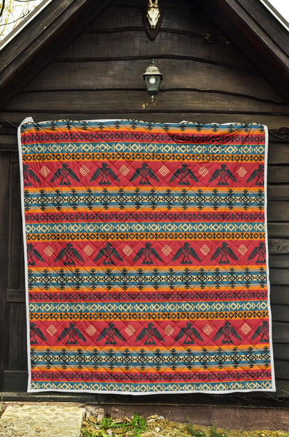 Eagles Native American Design Premium Quilt-JTAMIGO.COM