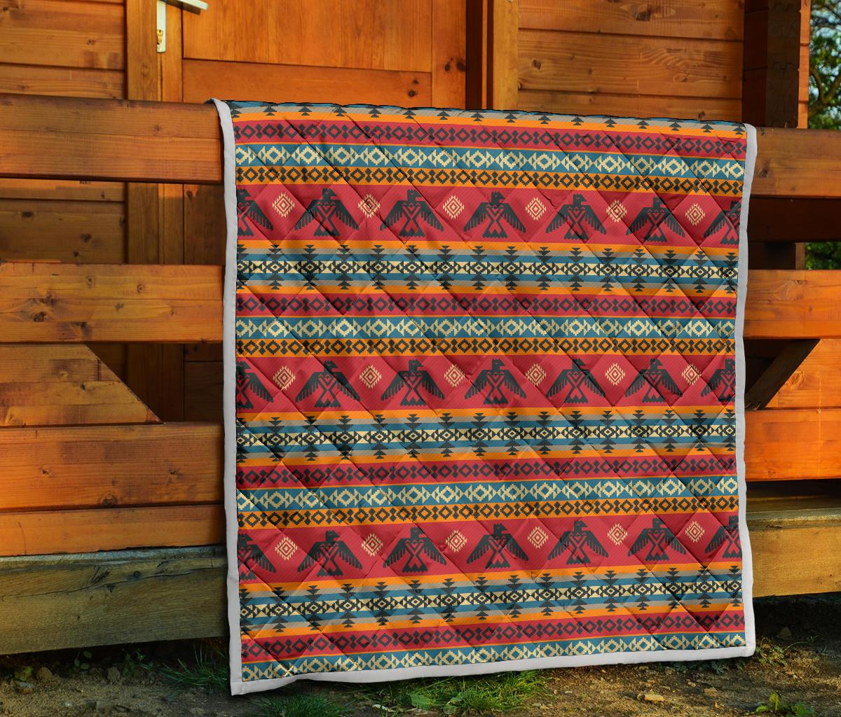 Eagles Native American Design Premium Quilt-JTAMIGO.COM