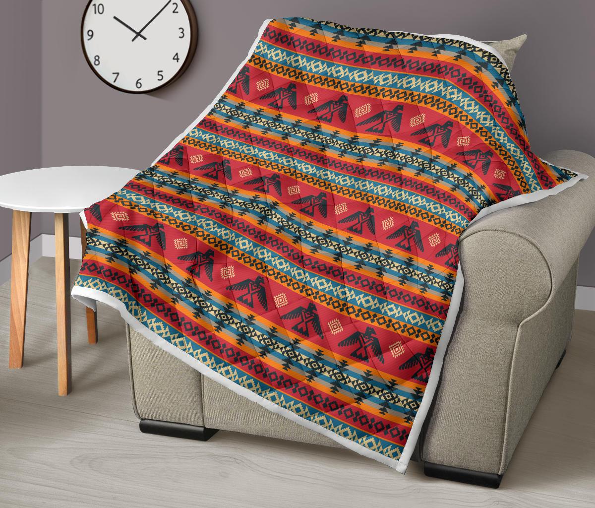 Eagles Native American Design Premium Quilt-JTAMIGO.COM