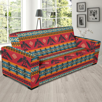 Eagles Native American Design Sofa Slipcover-JTAMIGO.COM