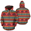 Eagles Native American Design Zip Up Hoodie