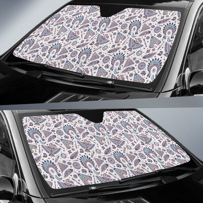 Eagles Native American Indian Symbol Car Sun Shade For Windshield