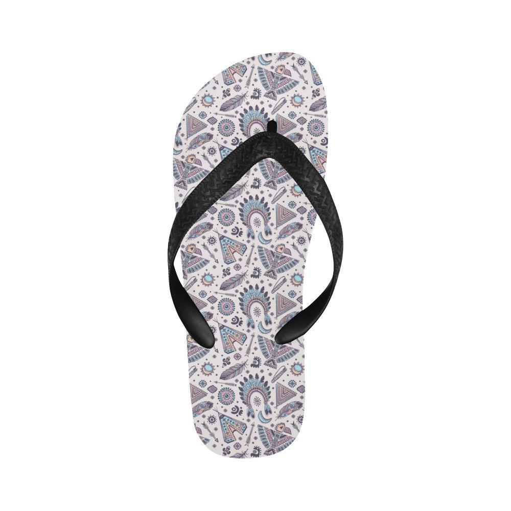 Eagles Native American Indian Symbol Flip Flops-JTAMIGO.COM