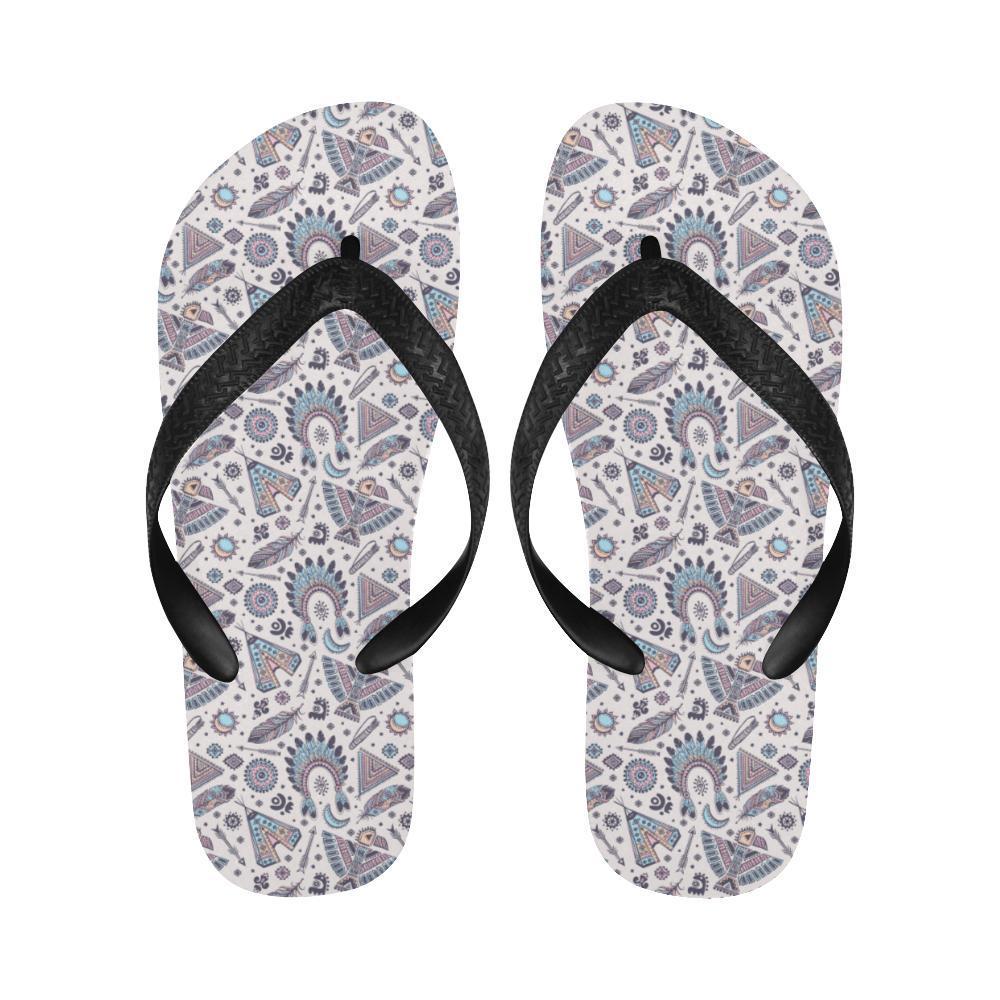 Eagles Native American Indian Symbol Flip Flops-JTAMIGO.COM