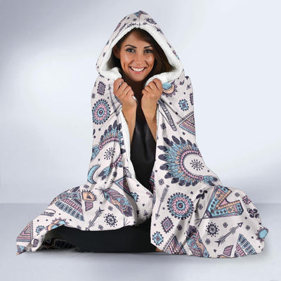 Eagles Native American Indian Symbol Hooded Blanket-JTAMIGO.COM