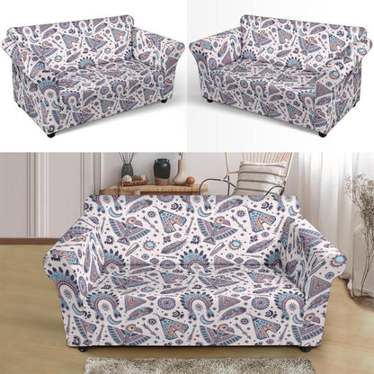 Eagles Native American Indian Symbol Loveseat Slipcover-JTAMIGO.COM