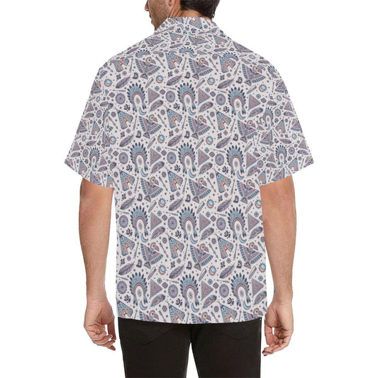 Eagles Native American Indian Symbol Men Aloha Hawaiian Shirt