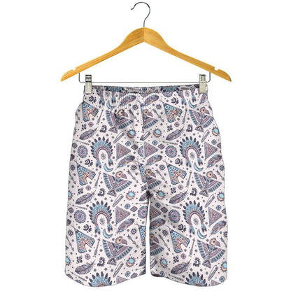 Eagles Native American Indian Symbol Mens Shorts-JTAMIGO.COM