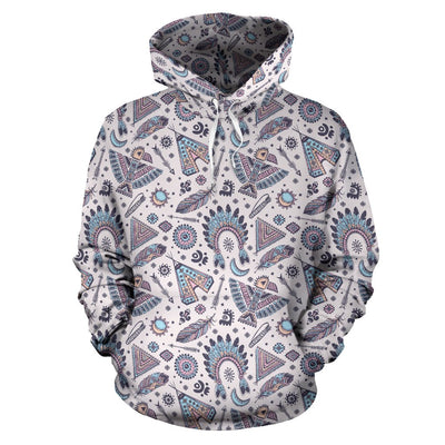 Eagles Native American Indian Symbol Pullover Hoodie