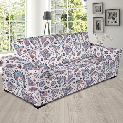 Eagles Native American Indian Symbol Sofa Slipcover-JTAMIGO.COM