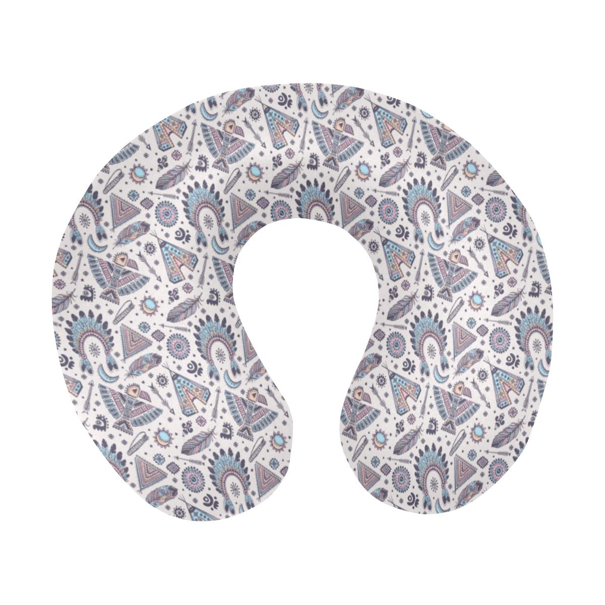 Eagles Native American Indian Symbol U-Shaped Travel Neck Pillow-JTAMIGO.COM
