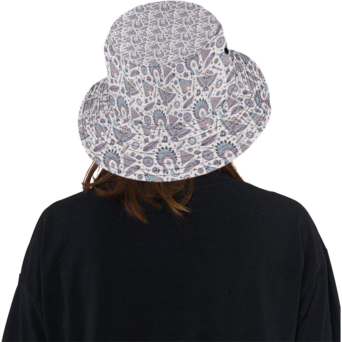 Eagles Native American Indian Symbol Unisex Bucket Hat