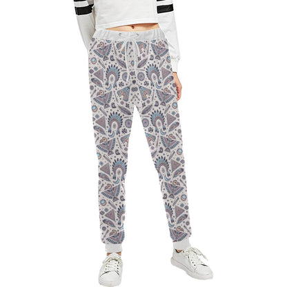 Eagles Native American Indian Symbol Unisex Casual Sweatpants (Model L11)-JTAMIGO.COM