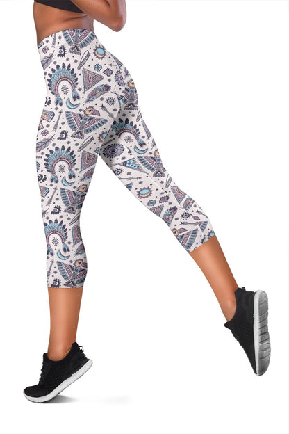 Eagles Native American Indian Symbol Women Capris