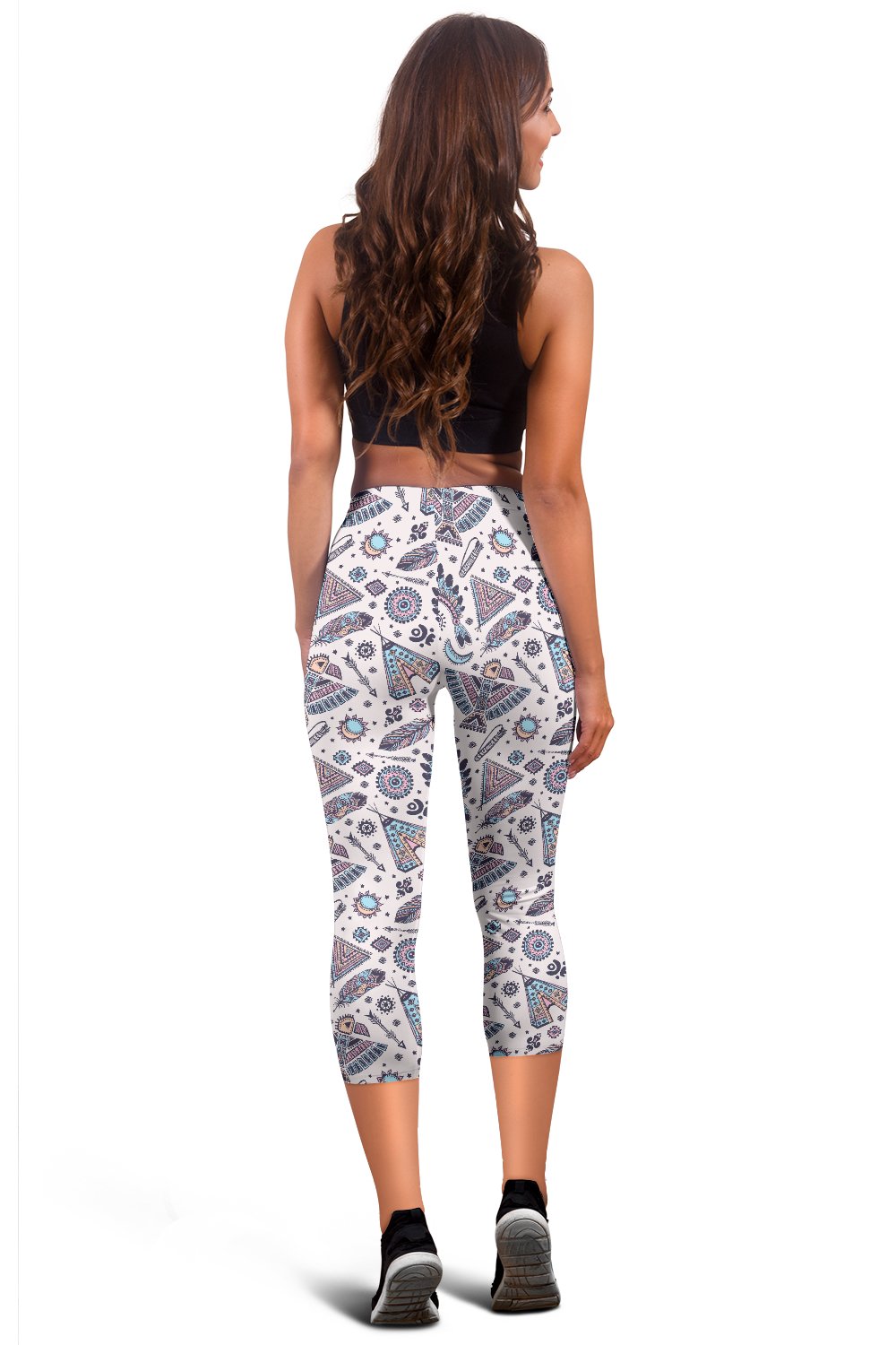 Eagles Native American Indian Symbol Women Capris