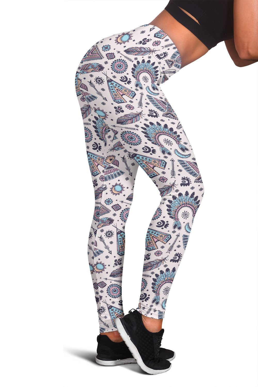 Eagles Native American Indian Symbol Women Leggings