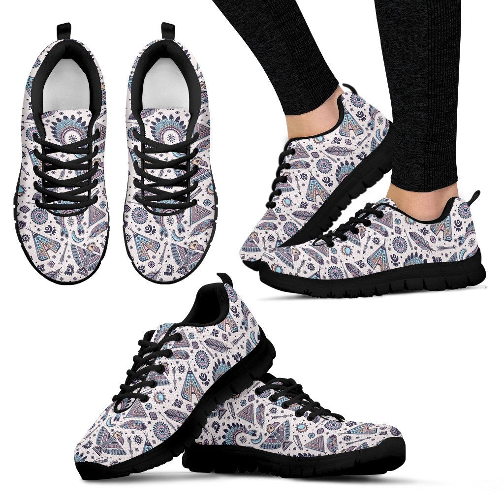 Eagles Native American Indian Symbol Women Sneakers Shoes