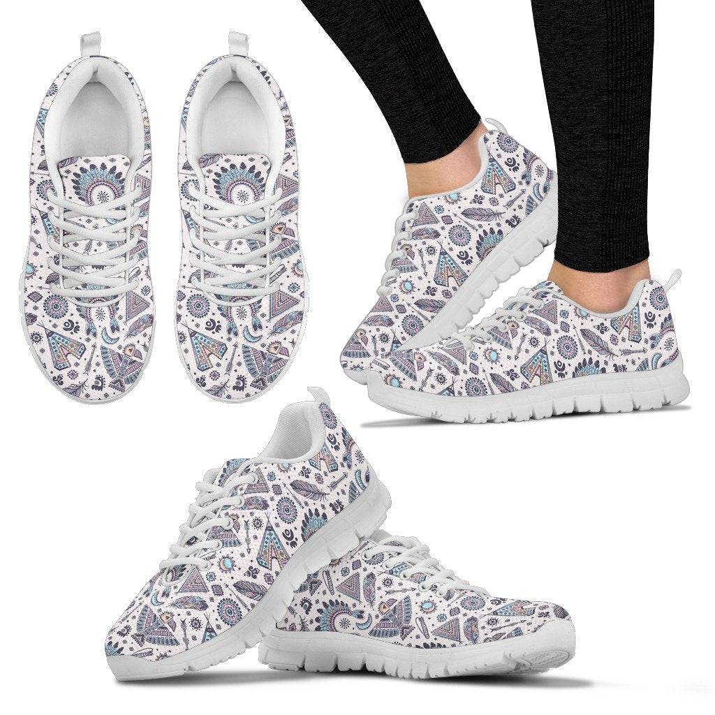 Eagles Native American Indian Symbol Women Sneakers Shoes