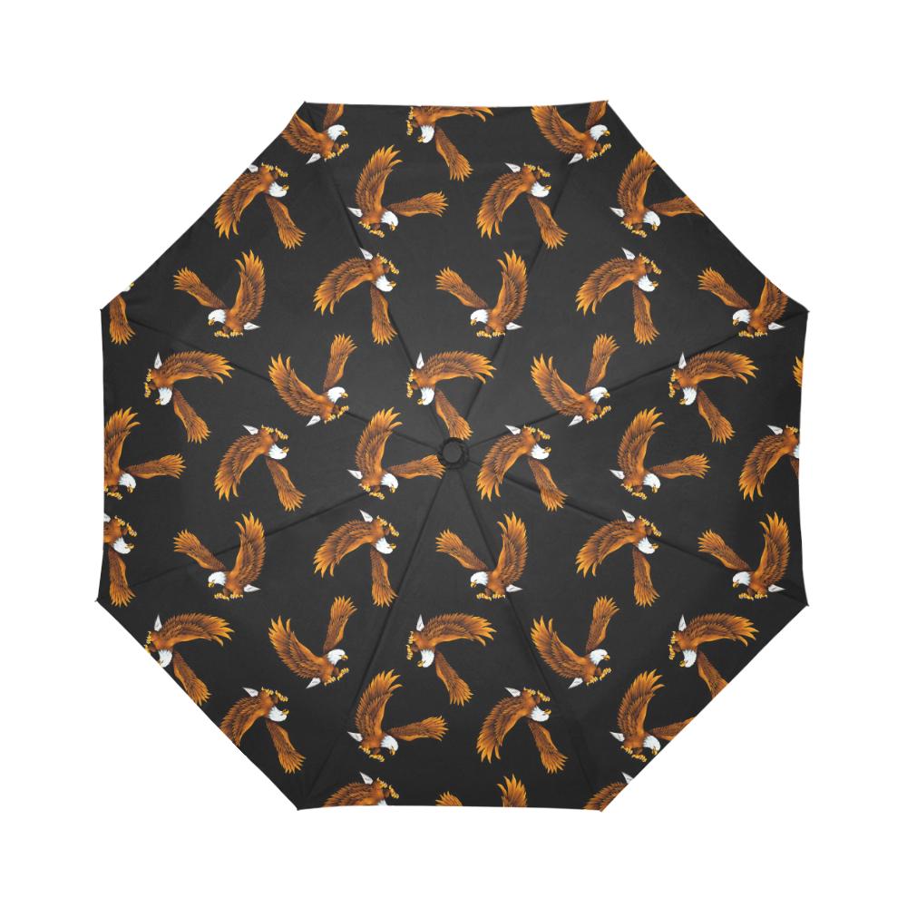 Eagles Print Pattern Automatic Foldable Umbrella