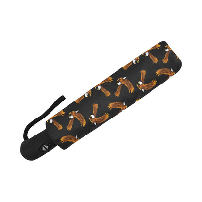 Eagles Print Pattern Automatic Foldable Umbrella