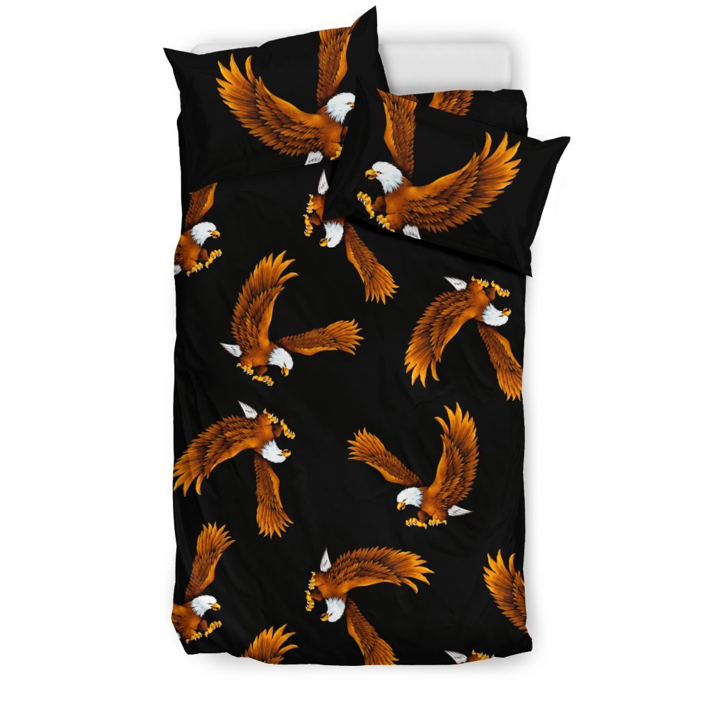 Eagles Print Pattern Duvet Cover Bedding Set