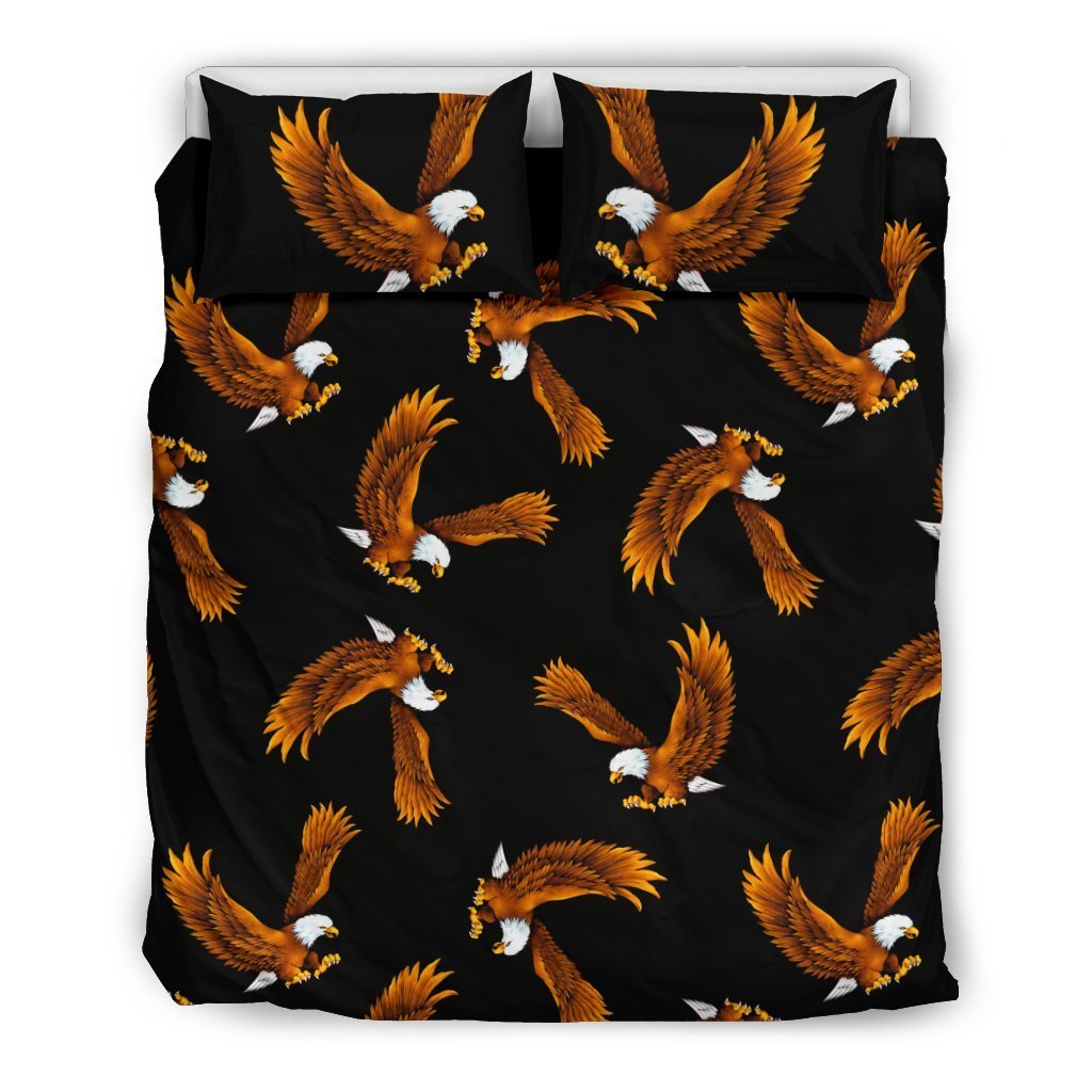 Eagles Print Pattern Duvet Cover Bedding Set