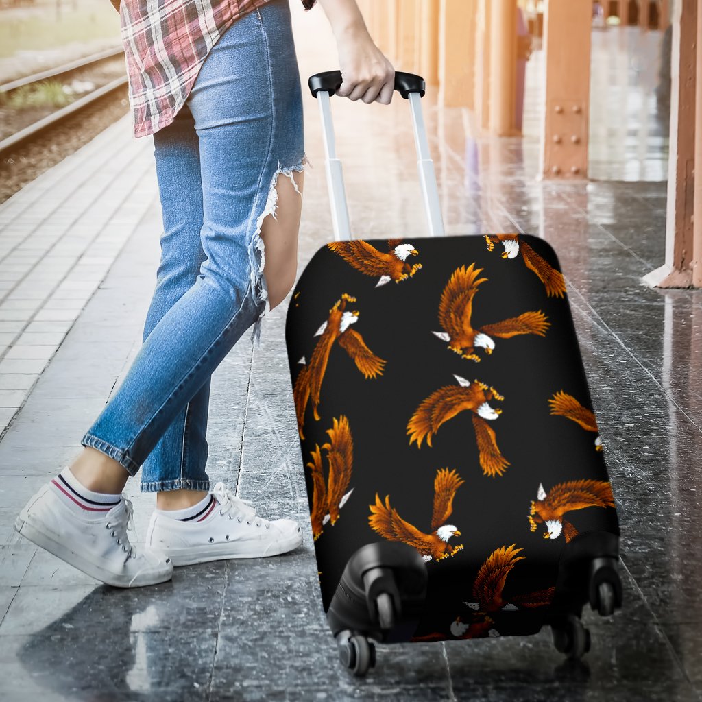Eagles Print Pattern Luggage Cover Protector