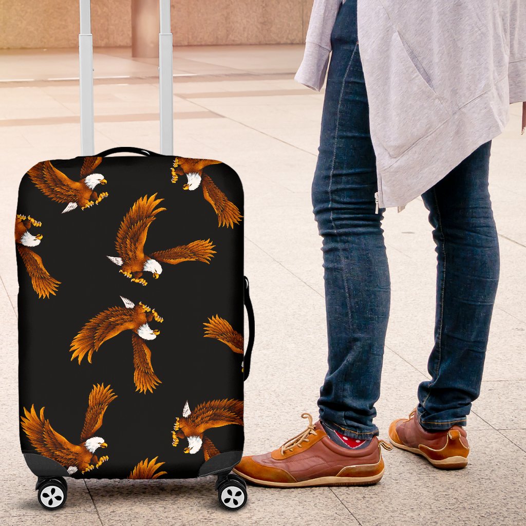 Eagles Print Pattern Luggage Cover Protector