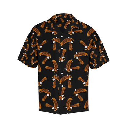Eagles Print Pattern Men Aloha Hawaiian Shirt