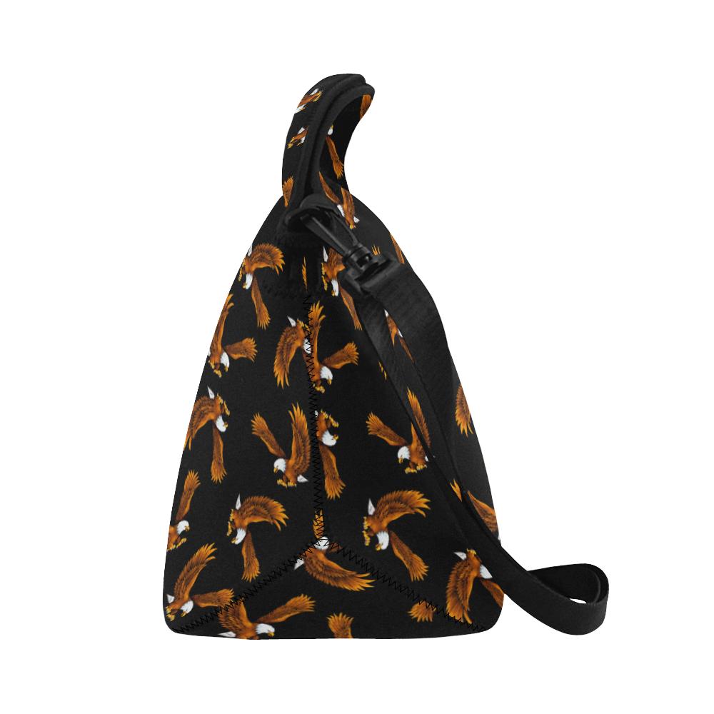 Eagles Print Pattern Neoprene Lunch Bag (Model 1669)(Large)-JTAMIGO.COM