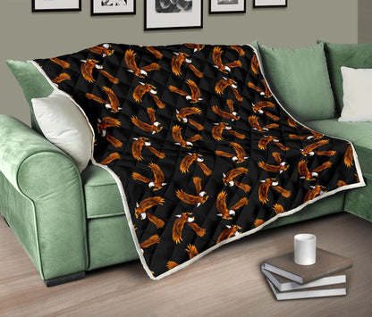 Eagles Print Pattern Premium Quilt-JTAMIGO.COM