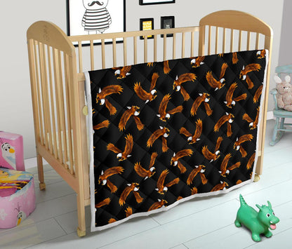Eagles Print Pattern Premium Quilt-JTAMIGO.COM