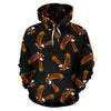 Eagles Print Pattern Pullover Hoodie