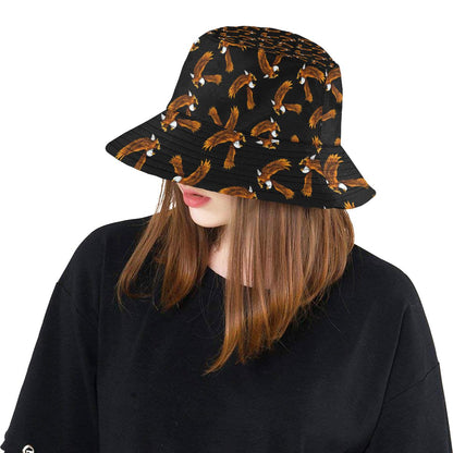 Eagles Print Pattern Unisex Bucket Hat