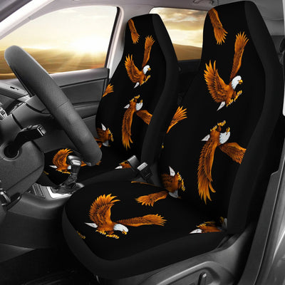 Eagles Print Pattern Universal Fit Car Seat Covers