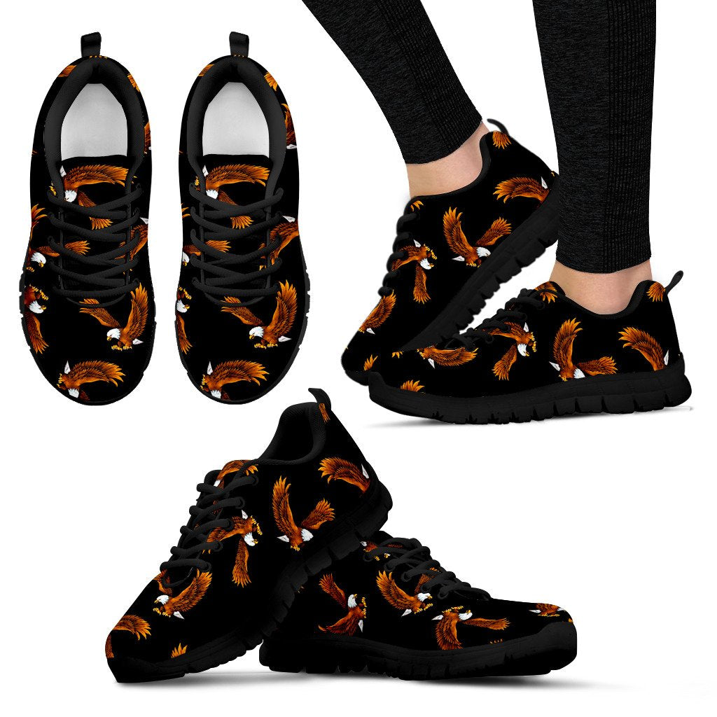 Eagles Print Pattern Women Sneakers Shoes