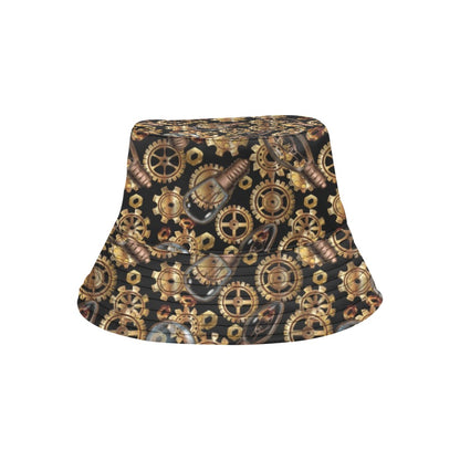 Steampunk Lightbulb Print Design LKS304 Unisex Bucket Hat
