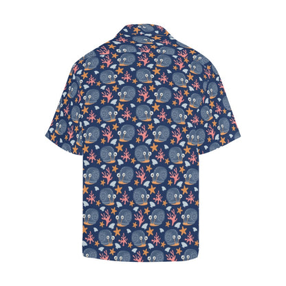Snail Print Design LKS402 Men's Men's Hawaiian Shirt