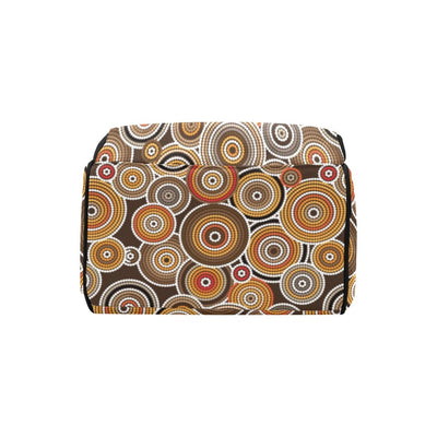 Aboriginal Print Design LKS402 Diaper Bag Backpack