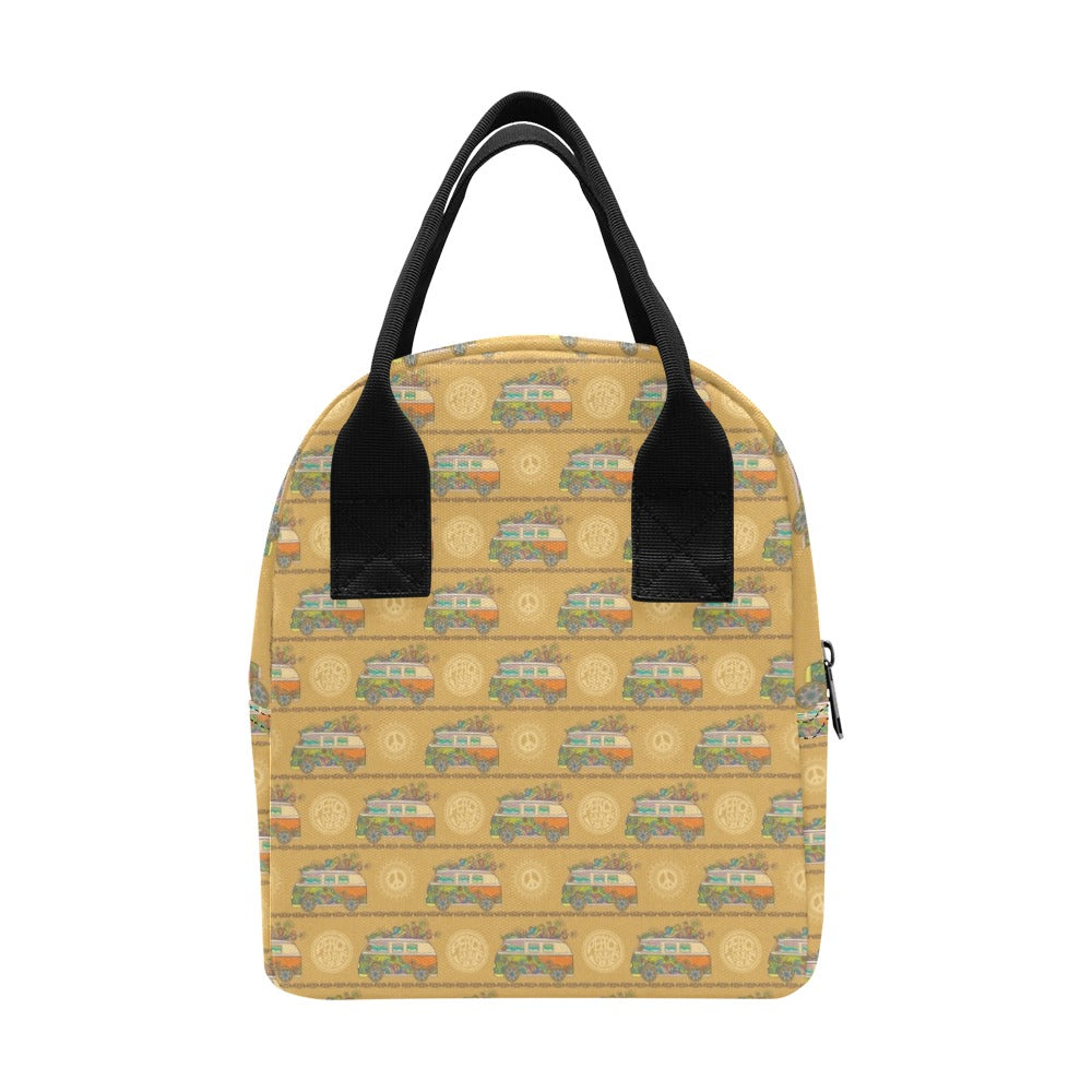 Hippie Van Print Design LKS304 Insulated Lunch Bag
