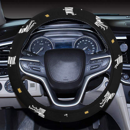 Mummy Cute Print Design LKS301 Steering Wheel Cover with Elastic Edge