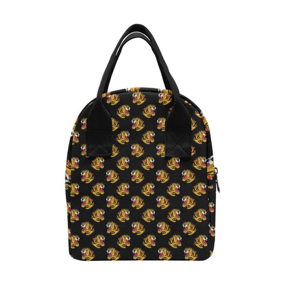 Tiger Head Print Design LKS306 Insulated Lunch Bag