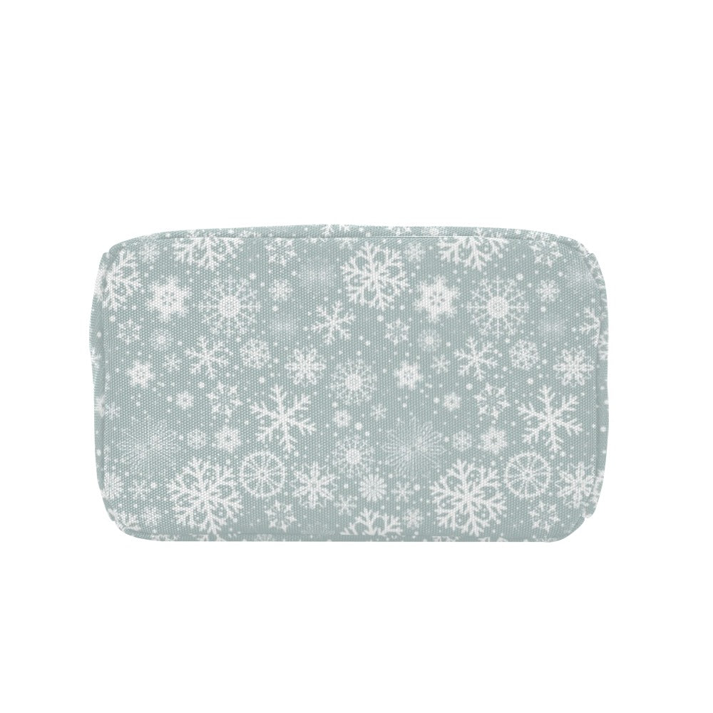 Snowflake Print Design LKS303 Insulated Lunch Bag