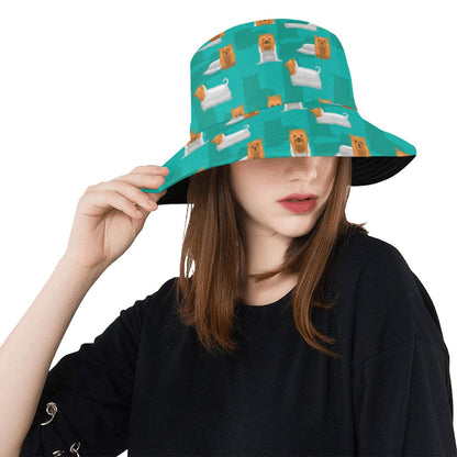 Silky Terriers Print Design LKS301 Unisex Bucket Hat