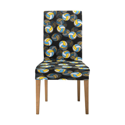 Volleyball Print Design LKS302 Dining Chair Slipcover