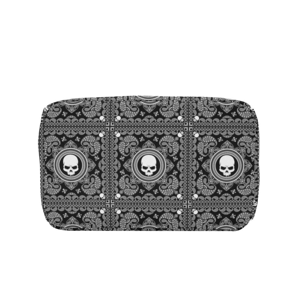 Bandana Skull Print Design LKS303 Insulated Lunch Bag