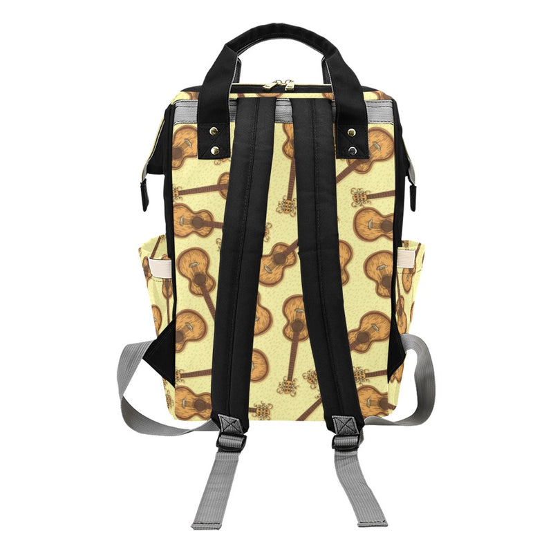 Acoustic Guitar Print Design LKS402 Diaper Bag Backpack