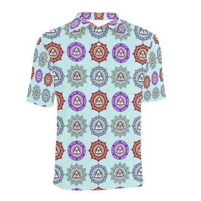 Third Eye Print Design LKS302 Men Polo Shirt